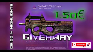 CS:GO 1# HIGHLIGHTS & GIVEAWAY 1,50€ #cs:go #highlights #giveaway #counter strike global offensive