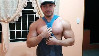 Insane pump !  Full Home chest body weight workout | vlog 7|