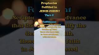 Prophecies Fulfilled in Jesus Christ "Part 3 - He will bless all nations" #jesus #grace