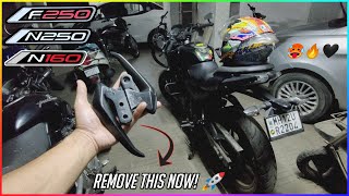 REMOVING PILLION GRAB RAILS! FULL WALKTHROUGH ft. Pulsar N250