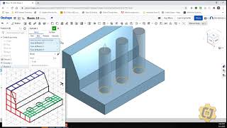 Onshape Basic Practice Part #13 & 15-Arcs Holes