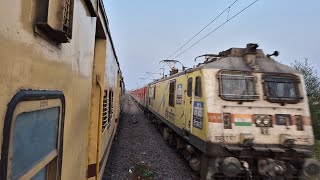 Bilaspur Itwari Intercity Express moving towards Durg | Indian Railways