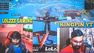 HotDrop 4v4 Fight | LoLzZz Gaming Vs KINGPIN YT🚀 | New Video Dark2.0Gaming