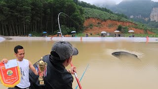 Câu Đài Làm Luôn Giải Nhất - Tí Nữa Thì Ôm Chọn 3 giải Của Hồ Mở Khai Trương