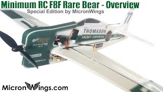 Minimum RC F8F Rare Bear - MicronWings Deluxe Version