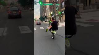 Kx65 wheelies on broad street philly