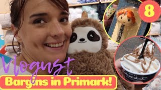 Vlogust Day 8 | Bargains in Primark, free Ice Cream & anxiety talk