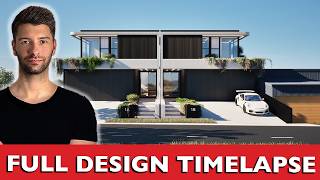 Architect Designs Modern Contemporary Home | Timelapse