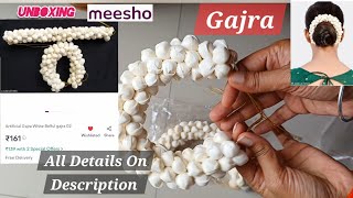 Meesho Gajra Unboxing || Honest review || Fastive Essencial | Set of 2 || Hair Accessories