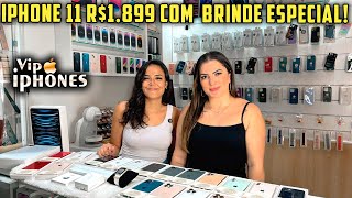 IPHONE 11 R$1.899 COM BRINDE ESPECIAL - VIP IPHONES SANTA IFIGÊNIA