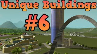 Cities Skylines Unlocking unique buildings - Ep 6 High Interest Tower and Friendly Neighborhood Park