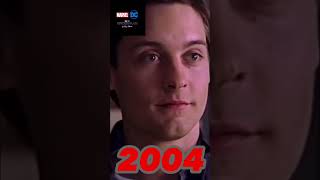 Evolution of Tobey Maguire Spider-Man and Peter Parker #shorts