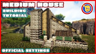 Ark: How To Build A Medium House | Building Tutorial | Official Settings