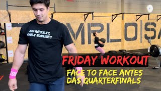 Friday workout - Face to face w/ Caroline Ferreira antes das quarterfinals dos crossfit games