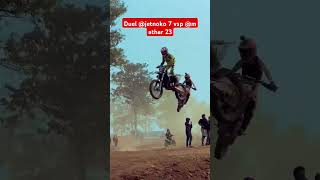 Duel sengit jenoko 7 vs M ATHAR 23 #motorcrossindonesia #motocross #mathar23 #grasstracker