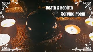 Death & Rebirth Scrying Poem #12daysofyule #divination