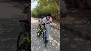 MS DHONI WALI CYCLE😜 | Electric cycle by emotorad | Emotorad EMX+ | Emotorad #yt #ev #ebike #shorts