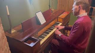 Jonathan Delbridge plays Finale Presto from Divertimento Hob  XVI:13 by Haydn on a period piano