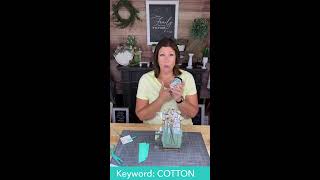 Mason Jar Cotton - comment COTTON for info