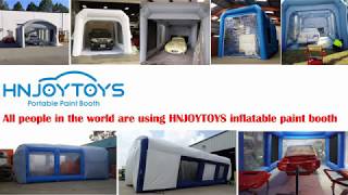 Hnjoytoys paint booth-portable pain booth demo,100% water proof,direct manufacturer