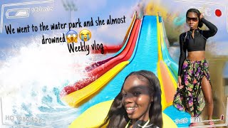 We went to the water park and she almost drowned😱‼️ | Weekly Vlog