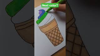 Ice cream drawing part 4 #art #drawing #satisfying #relax #relaxing #baladrawing64 #icecream