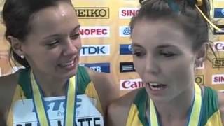 Australia Women After 4x800 Bronze at 2015 World Relays