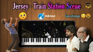 Jersey - Train Station Scene BGM Piano Cover | Nani | Anirudh