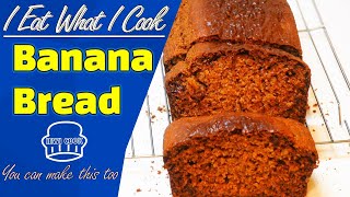 Banana Bread | Banana Cake Recipe | Breakfast Cake | Snack | IEWICOOK