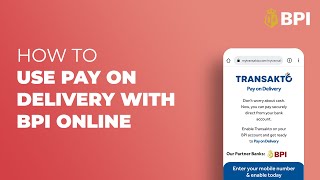 How to Use Pay on Delivery with BPI Online | Mobile App | 2022