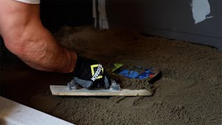 Building a Shower Pan with Deck Mud (No Timelapse or Editing)