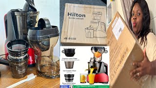 Unboxing Slow Juicer Bought From Temu /Making Apple Juice #temushopping #unboxing #everyone #temu