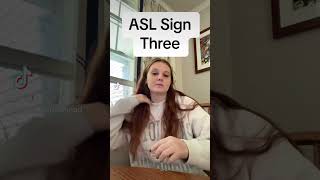 Learn How To Sign "Three" in ASL for Beginners | American Sign Language #shorts