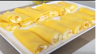 MANGO CREAM FILLED CREPES || EASY TO FOLLOW RECIPE