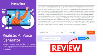 Best Text To Speech Software | Notevibes Review