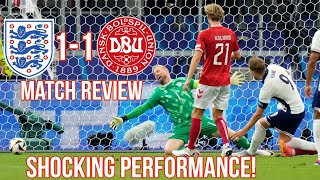 ENGLAND ARE A DISGRACE!! SOUTHGATE IS AWFUL! || DENMARK 1-1 ENGLAND MATCH REVIEW || EURO 2024