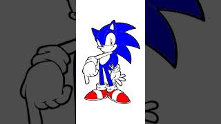 paiting Sonic the hedgehog