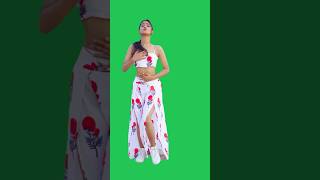 Butifull girls dance green screen//on copyright ©️ green background video #green #short #shorts