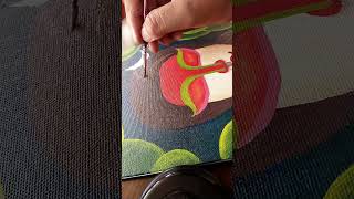 abstract painting 🎨🥰 : tutorial #shorts #TrendingOnYoutube