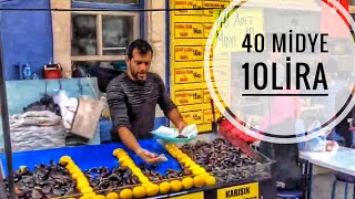 Türkiye'nin En Ucuz Midyecisi | 40 Tane Midye 10 Lira