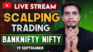 19 Sept I Live Trading Nifty Banknifty II #livetradingbanknifty   #livetrading #bankniftyprediction