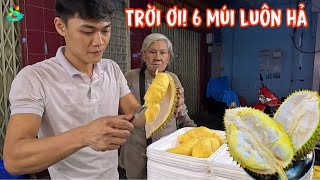 🟢Chú bán vé số may mắn rút bao lì xì mua trúng trái sầu riêng 6 múi luôn quá đã