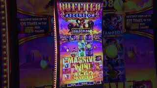 High Limit $40 a spin BUFFALO ASCENSION MASSIVE JACKPOT!!! #buffaloslots #slots #jackpot #handpay