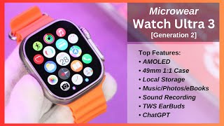 Microwear Watch Ultra 3 (2024 Edition) | 49mm, AMOLED, Local Storage, ChatGPT | Full Review