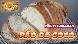 PÃES DE EMBALAGEM- PÃO DE COCO FATIADO