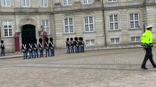 Amalienborg Palace in Copenhagen, Denmark