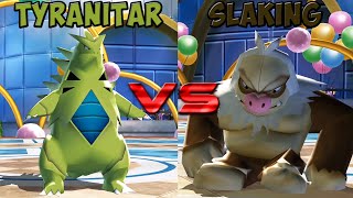 Pokemon battle revolution - Tyranitar vs Slaking