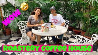 Roastery COFFEE House\\Best Outdoor CAFE in Kolkata \\Bengali Food Vlog\\ iphone 11 vlog