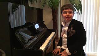 Beethoven Sonate No. 14, "Moonlight"  3rd Movement,  in C sharp minor,  Op. 27 no. 2  (9 Years Old)