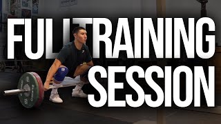 What a Full Olympic Weightlifting Training Session Looks Like | ALL IN EP 5